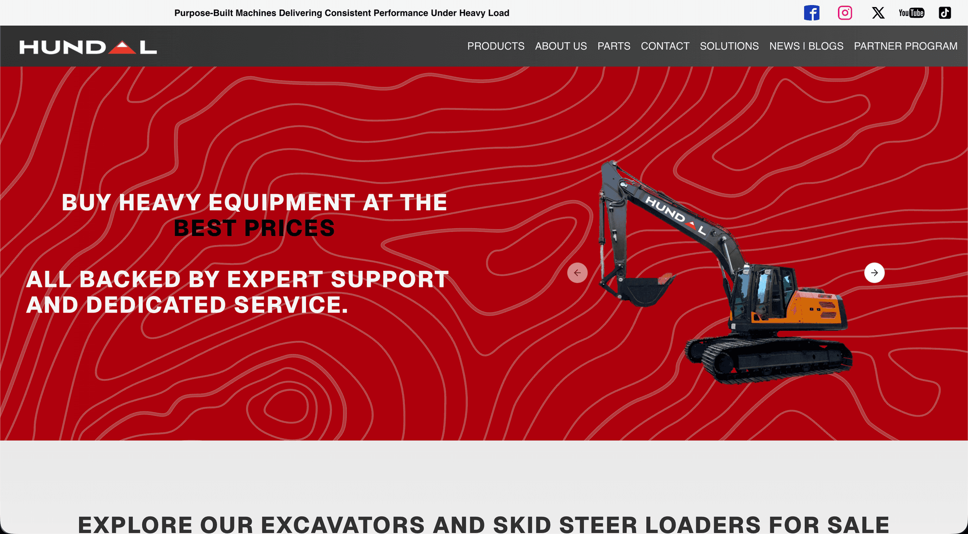 Hundal Heavy Industries website project by SYS CRED